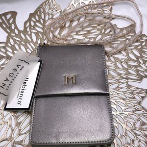 Melissa Bianco PETA Approved Vegan Leather Crossbody Mini Purse NWT